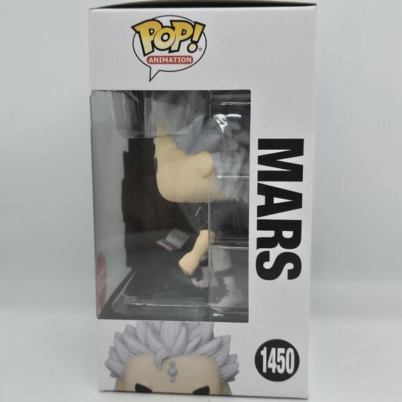 Funko Pop! Black Clover Mars #1450 Vinyl Figure Gamestop Exclusive w Protector - Picture 4 of 8